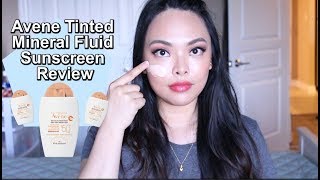 Avene Tinted Mineral Fluid SPF 50 Review Under Makeup Wear Test [upl. by Alanah]