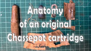 Anatomy of an original Chassepot cartridge [upl. by Etteloiv]