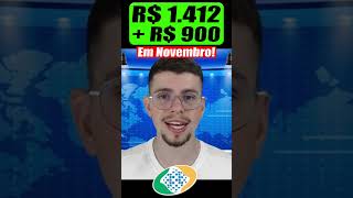 ✅APOSENTADOS recebem R1412  R900 EXTRA em novembro  Confira [upl. by Gelhar]