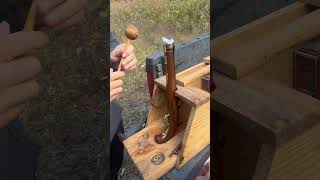 First time flintlock shooter on a Pedersoli Kentucky pistol muzzleloader [upl. by Malanie609]