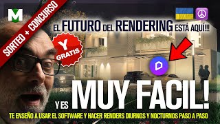 ☮️RENDER Tutorial MUY FACIL  D5 render 21 renderizar ARQUITECTURA exterior dia y noche RAYTRACING [upl. by Diarmid]