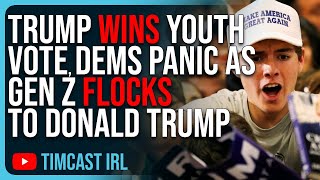 Trump WINS Youth Vote Democrats PANIC As Gen Z Flocks To Donald Trump [upl. by Alym]