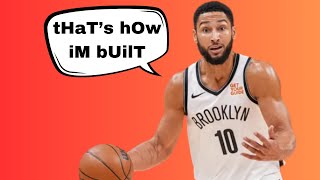 Ben Simmons being BEGGED by the Nets to shoot sends me to therapy [upl. by Bette]