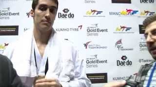 GOLD  KHODABAKHSHI MAHDI IRI  2014 WTF WORLD TAEKWONDO GRAND PRIX SERIES 3 [upl. by Ecargyram]