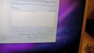 Using Repair Disk on Disk Utility from the Install Disc [upl. by Preiser]