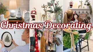 NEW CHRISTMAS DECORATE WITH ME  2023 🎅🏼🎄🎁  Kitchen Christmas Decor w DIY Christmas Decorating [upl. by Gwenora]