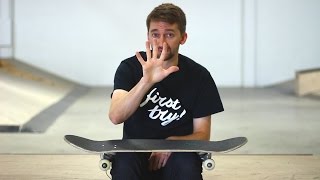 THE 5 EASIEST SKATEBOARD TRICKS FOR BEGINNERS [upl. by Gore735]