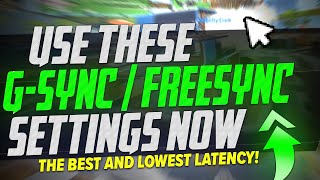 The BEST GSYNC settings are SO EASY and you NEED to try them GUIDE Freesync amp G Sync [upl. by Kipp]