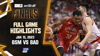 Bay Area vs Ginebra Finals G7 highlights  Honda S47 PBA Commissioners Cup 2022  Jan 15 2023 [upl. by Sakmar]