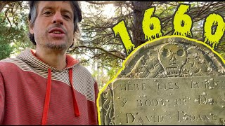 1660 Massachusetts Ancient Cemetery Tour [upl. by Yregerg127]