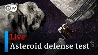 Watch live NASAs DART firstever test of planetary defense with Asteroid Dimorphos  DW News [upl. by Leveridge]