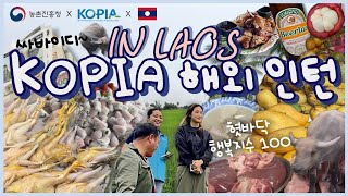 농진청 KOPIA 해외 인턴 🇱🇦 코피아 라오스 센터 첫 주  씹고 뜯고 맛보고 즐기기 [upl. by Athiste]