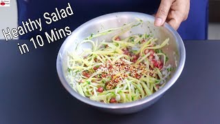 Raw Papaya Salad Recipe In 10 Mins  Healthy Salad Recipe  Superfood  Skinny Recipes ASMR Videos [upl. by Nelyk]