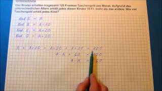 Tutorial Verteilrechnung Aufnahmeprüfung Gymnasium 6 Klasse [upl. by Adabel977]