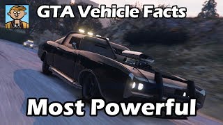 Most Powerful Engines  GTA 5 Vehicle Facts Countdown [upl. by Gershom]