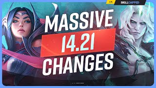 NEW PATCH 1421 CHANGES MASSIVE UPDATE  League of Legends [upl. by Eidob812]