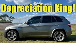 The E70 BMW X5M is a 555 HP Super SUV for the price of a Mitsubishi Mirage POV [upl. by Axia937]