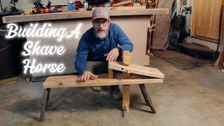 Building a shave horse for building more traditional longbows and chairs [upl. by Boles]