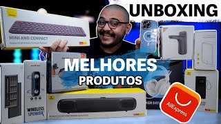 MELHORES produtos do ALIEXPRESS em 2024 super UNBOXING CHOICE com TESTE e ANÁLISE e 4 ganhadores [upl. by Arihsaj747]