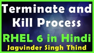 ✅ How to Terminate and Kill the Process with process id or pattern etc  RHEL6 in Hindi [upl. by Musetta906]