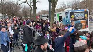 Mitzvah Tank Parade in NYC 2021 [upl. by Lupien]