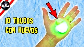 🔴 10 Trucos Con Huevos Que No Conocías  Experimentos Caseros  LlegaExperimentos [upl. by Abby]