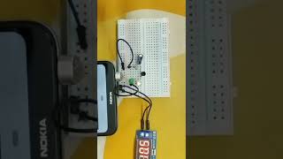 Simple Audio amplifier using 2N 2222A transistor with Dancing lights 🙂 Youtube shorts [upl. by Anelleh84]