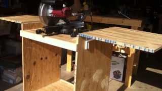 DIY Mitersaw Table [upl. by Eelime]