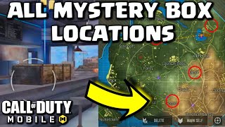 ALL MYSTERY BOX LOCATIONS in Call of Duty Mobile  CoD Mobile Zombies [upl. by Ennovoj]