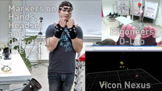 Vicon Bonita and Ergoneers Dikablis Gaze Tracking System [upl. by Lalittah]