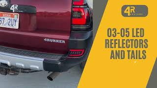 20032005 Toyota 4Runner LED Rear Bumper Replacement Start Up Sequence Demo [upl. by Stich]