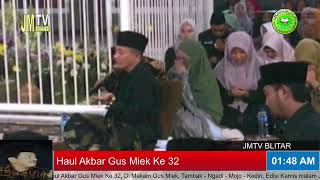 Live Streaming Dzikrul Ghofilin Dalam rangka Haul Akbar Gus Miek Ke 32 Edisi 11 Juli 2024 [upl. by Herm]