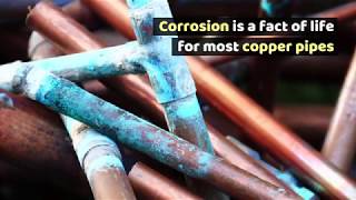 How to Clean Corrosion Off of Copper Pipe Joints [upl. by Gnuh]