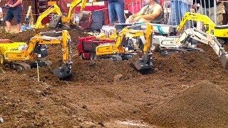 Biggest Rc ConstructionSite in the World Rc Truck Action at Minibaustelle Alsfeld 2017 [upl. by Finegan]