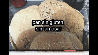 pan sin gluten y sin amasar fácil [upl. by Wyck]