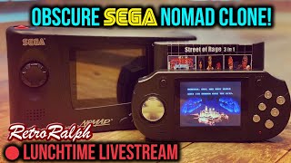 Lunchtime Livestream  Obscure Sega Nomad Clone [upl. by Ahsikrats645]