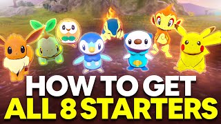 How To Get ALL 8 Starter Pokemon in Pokemon Legends Arceus [upl. by Ayhtnic]