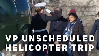 Vice President takes unschedule helicopter and we play tourist in DC [upl. by Seravaj]