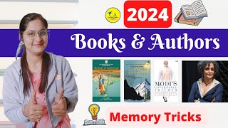 Books and Authors 2024  All important books 📚 current affairs 2024 Learn with Memory Tricks [upl. by Redla]