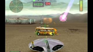 Vigilante 8 Arcade Gameplay quotYquot The Alien quotSecret Base Nevadaquot PS1 [upl. by Carisa]