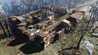 Fortified Oberland Station Supply Checkpoint FALLOUT 4 SETTLEMENT BUILD Tour [upl. by Emeline]