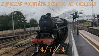 Cumbrian Mountain Express At Carlisle 14724 [upl. by Sainana]