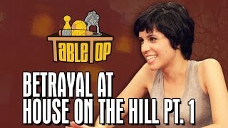 Betrayal at House on the Hill Ashly Burch Keahu Kahuanui Michael Swaim join Wil on TableTop pt1 [upl. by Helfant]