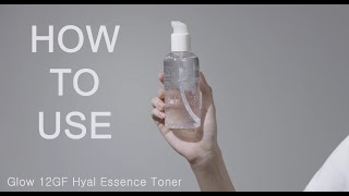 hamel Glow 12GF Hyal Essence Toner [upl. by Elyagiba128]