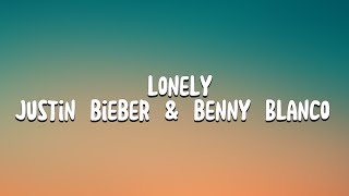 Justin Bieber amp Benny BlancoLonely Lyrics [upl. by Peder]