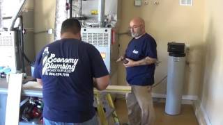 Install of a Rinnai tankless water heater [upl. by Ardeahp]