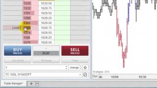 eSignal 11 Trading Software Features  Trade Manager  Integrating Broker Partners [upl. by Arney]