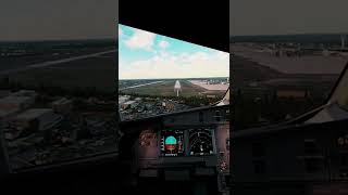 Fenix A320 Cockpit Landing in VR  Dusseldorf Germany  Microsoft Flight Simulator [upl. by Oba]