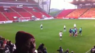 Scotland u 21 2 v 1 Austria u 21 at Pittodrie Stadium Aberdeen [upl. by Inaboy]