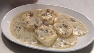 Biscuits and Sausage Gravy  Its Only Food wChef John Politte [upl. by Nednarb]